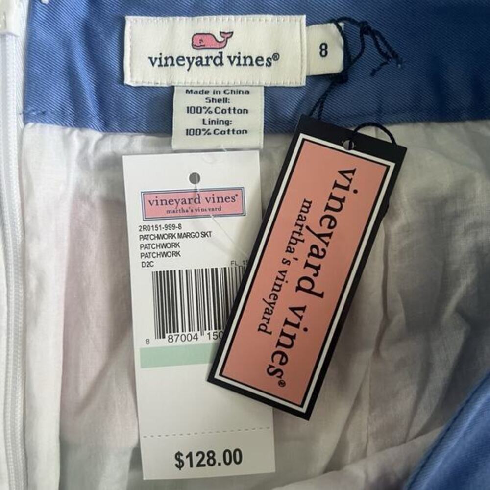 NWT Vineyard Vines Margo Patchwork Seersucker Log… - image 4